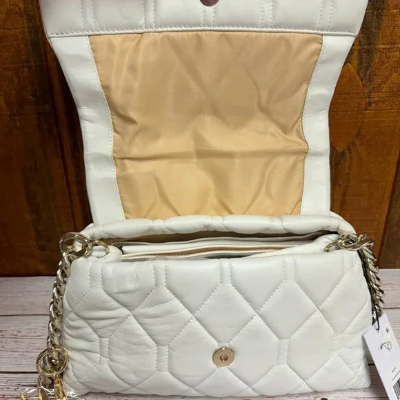 JASON WU Kin Quilted Leather Small Shoulder Bag - White - Picture 4 of 6